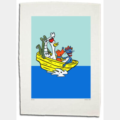 All at Sea :: Tea Towel Thumbnail