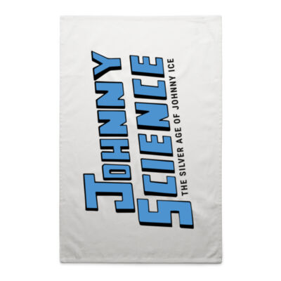 Johnny Science Tea Towel - Blue Thumbnail