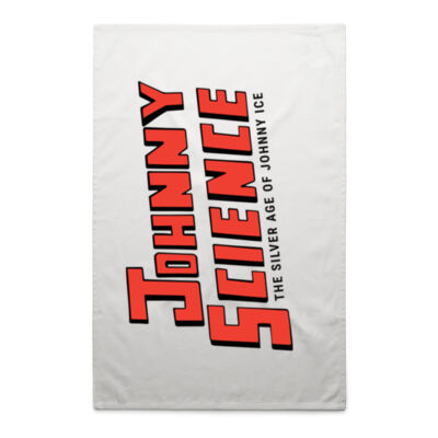 Johnny Science Tea Towel Red Thumbnail